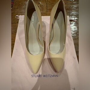 Stuart Weitzman Patent Pumps